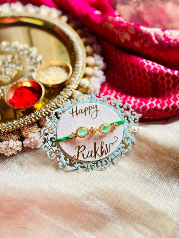 Panna Stone Rakhi