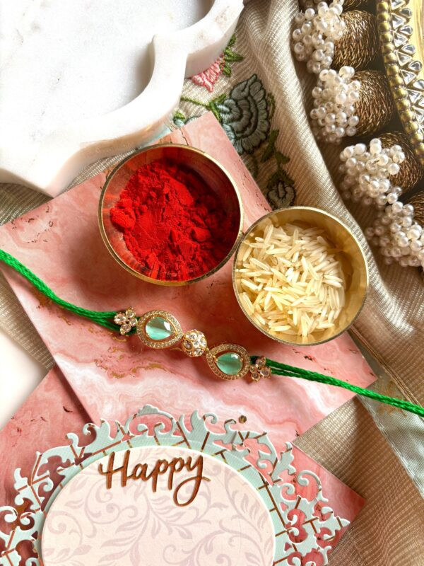 Panna Stone Rakhi
