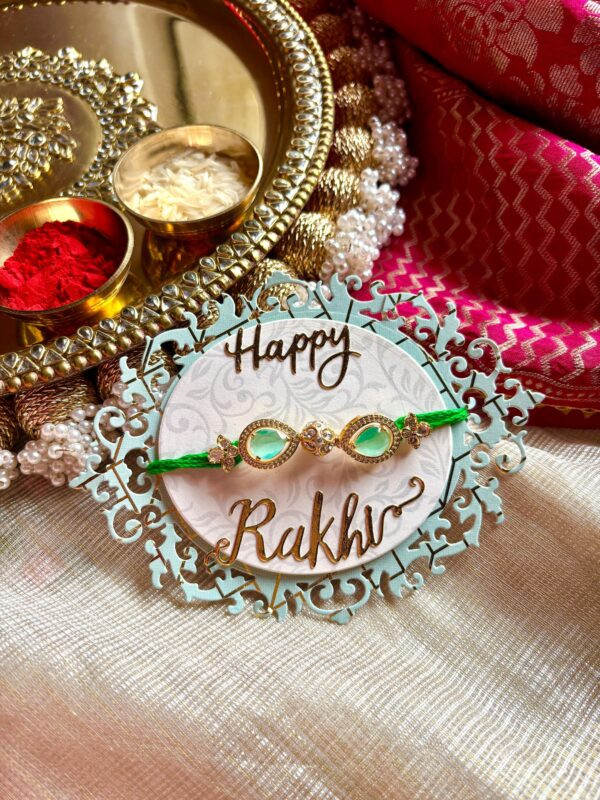 Panna Stone Rakhi