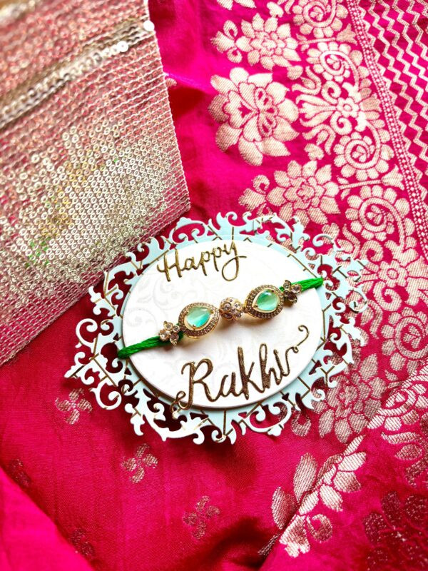 Panna Stone Rakhi