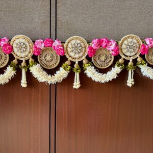 Gold Kundan and Pink  Bandhanwar