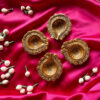 Pushp Metal Diya 4 pcs
