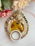 Gold Mirror Candle Set