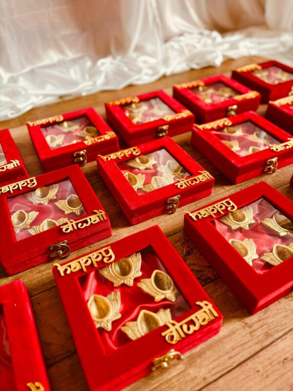 4 Lotus Diya  Hamper