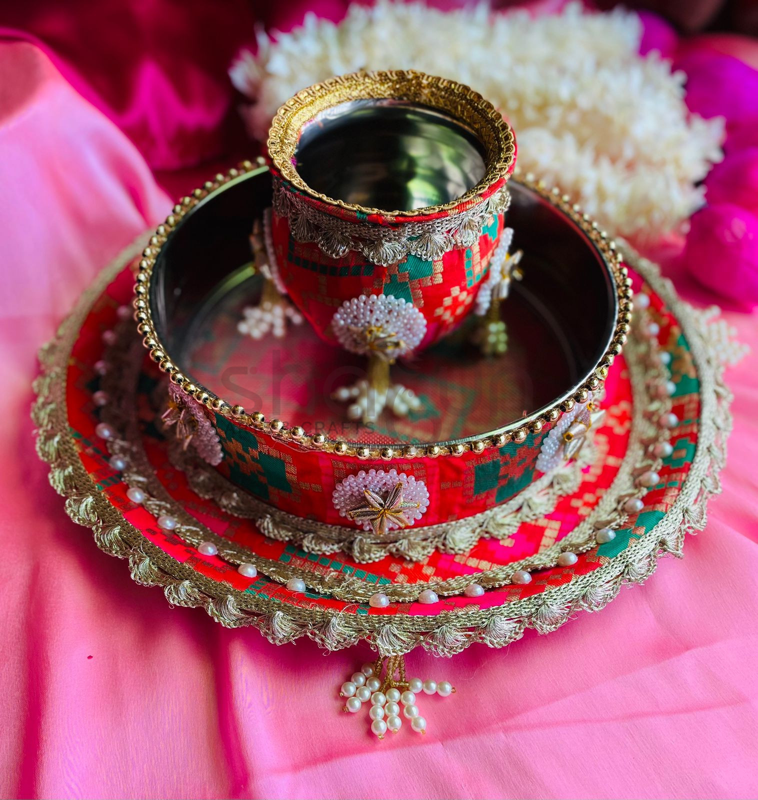 Patola Karwachauth Set - Shagun Arts and Crafts