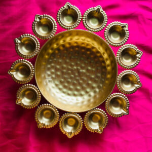 Gold Diya Urli