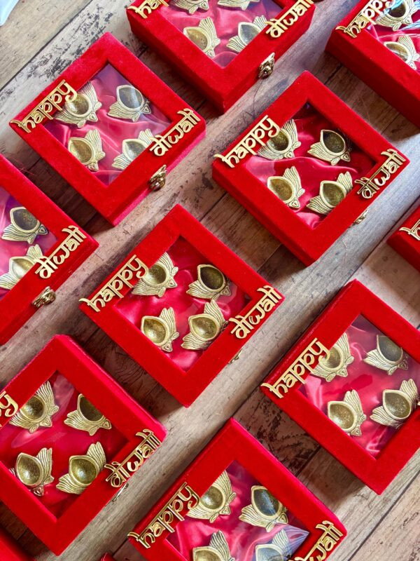 4 Lotus Diya  Hamper