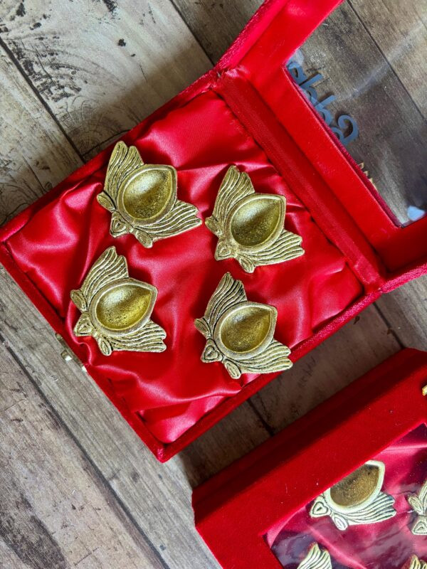 4 Lotus Diya  Hamper