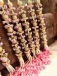 Gold and Pink Pearl Hanging