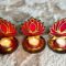 Lotus Diya 3 pcs Set