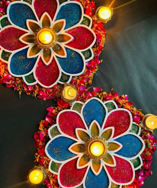 Flower Rangoli  Combo