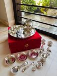 German Silver Pooja Thali Set