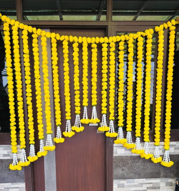 Yellow Strings Backdrop with Danglers