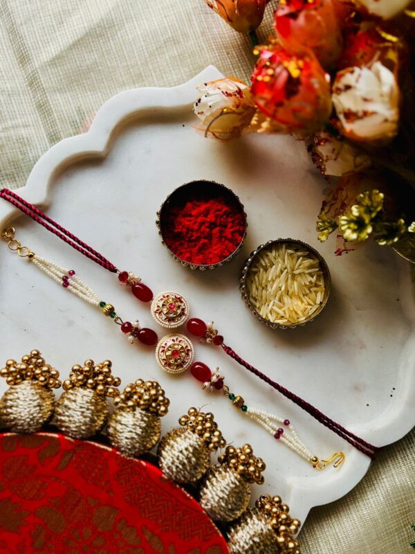 Radiant Kundan Bhaiya Bhabhi  Set
