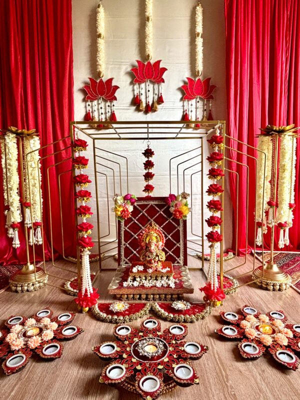 Mirror Lotus Hangings