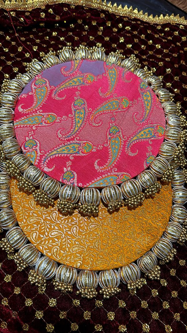 Pastel Colors Patola Double Sided Plate