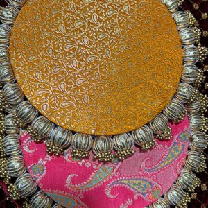 Pastel Colors Patola Double Sided Plate