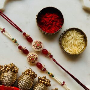 Radiant Kundan Bhaiya Bhabhi  Set