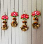 Lotus Danglers with Bells