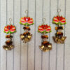 Lotus Danglers with Bells