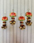 Lotus Danglers with Bells