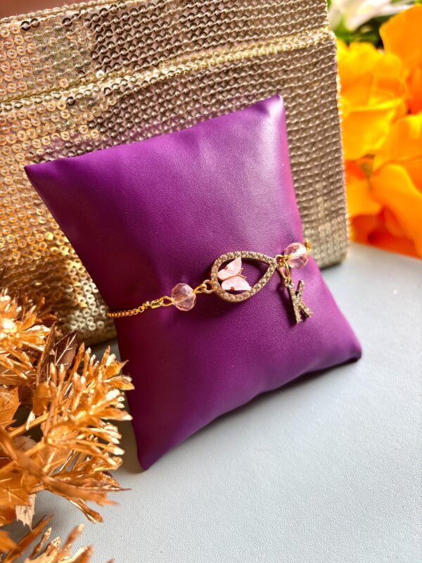 Butterfly Initials  Rakhi