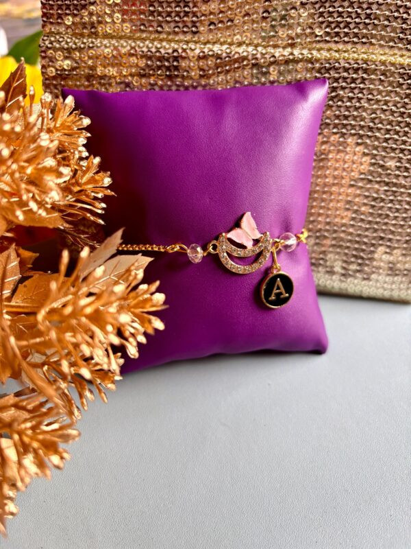 Butterfly Initials  Rakhi