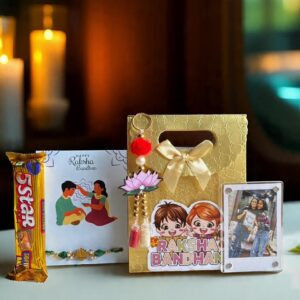 Gold Rakhi  Hamper