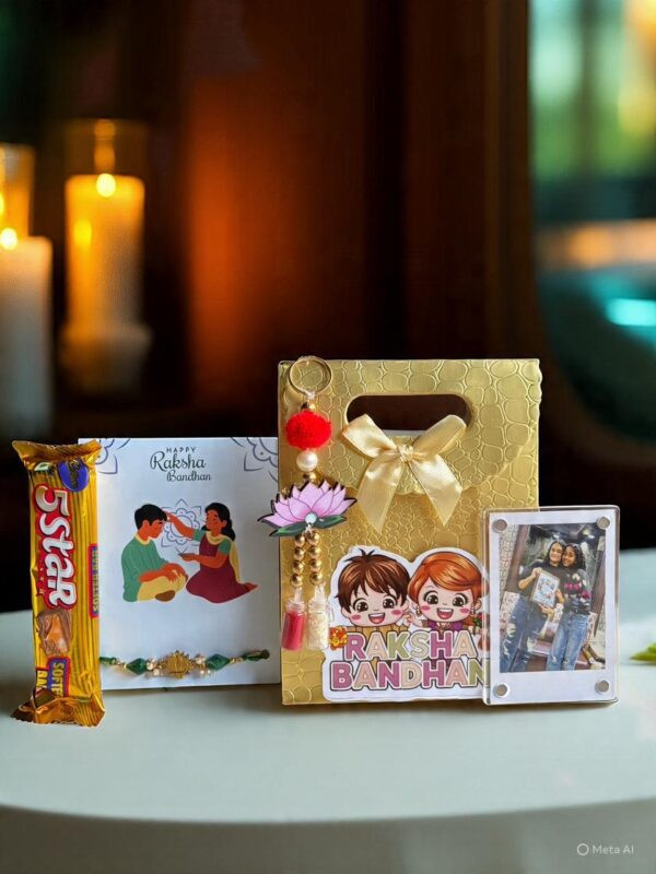 Gold Rakhi  Hamper