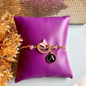 Butterfly Initials  Rakhi