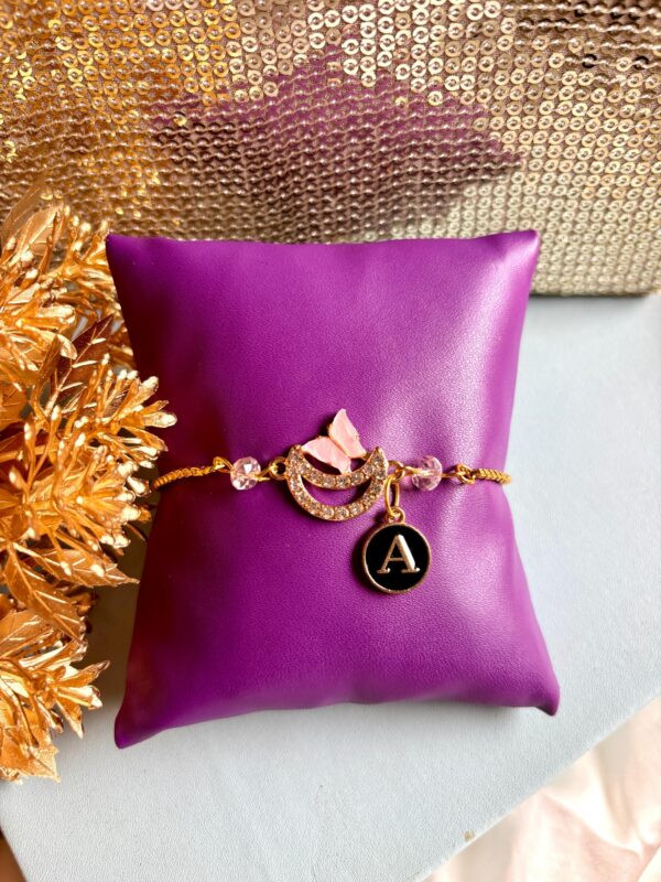 Butterfly Initials  Rakhi