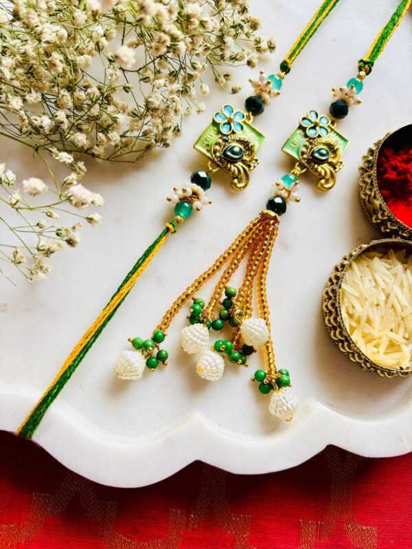Mayura Kundan Bhaiya Bhabhi Set