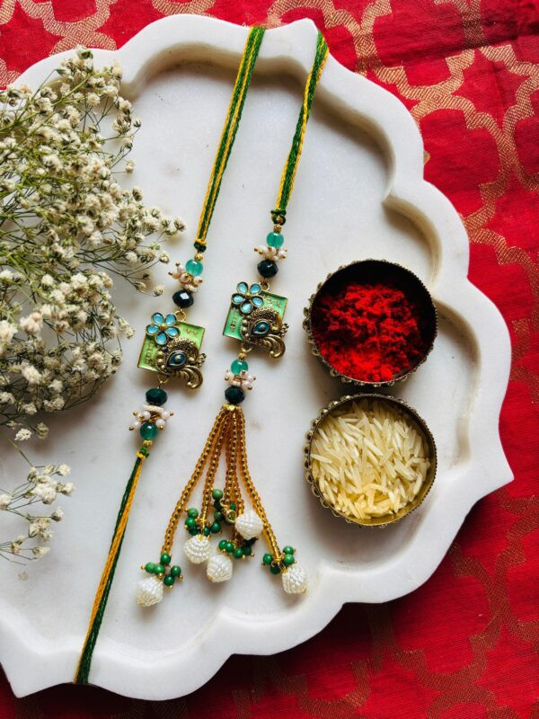 Mayura Kundan Bhaiya Bhabhi Set
