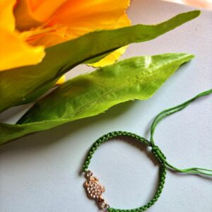 Turtle Charm Band Rakhi