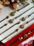 Sapphire Swastik  Rakhi