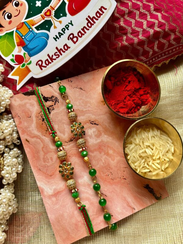 Festive Flora  Bhaiya Bhabhi Set