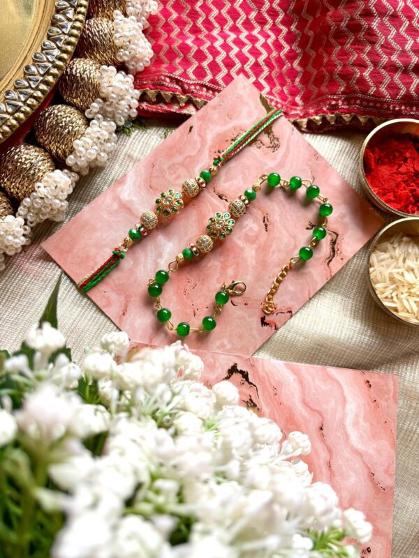 Festive Flora  Bhaiya Bhabhi Set