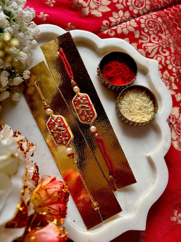 Royal Kundan  Bhaiya Bhabhi Set