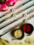 Elegant Evil Eye Chain Rakhi