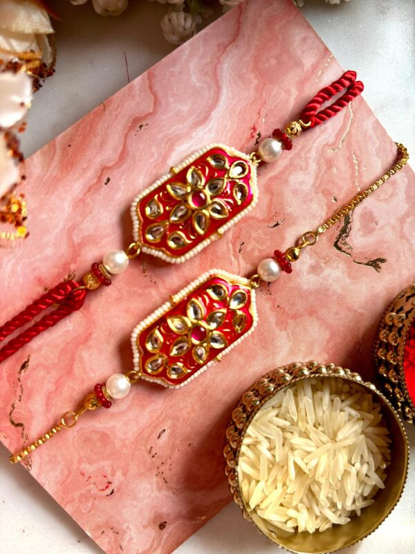 Royal Kundan  Bhaiya Bhabhi Set