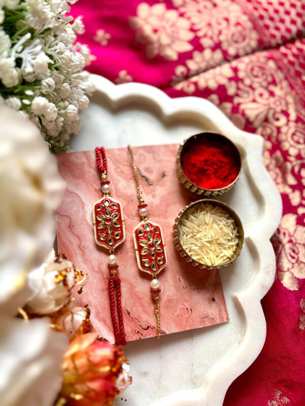 Royal Kundan  Bhaiya Bhabhi Set