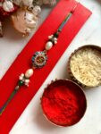 Sapphire Swastik  Rakhi