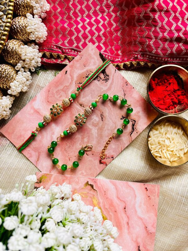 Festive Flora  Bhaiya Bhabhi Set