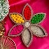 Pearl Wooden Rangoli