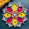 Pearl Wooden Rangoli