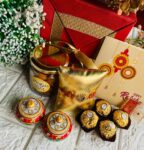 Chocolates Charisma: Rakhi Delight in a Red Box (For USA Delivery only )