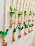 Chameli Parrot Hangings with Lotus Buds