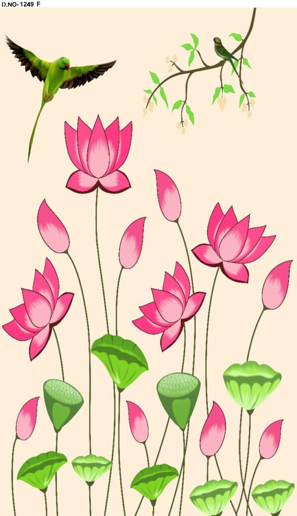 Parrot Lotus Backdrop