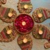 Paisley (Ambiya) Rangoli Platter