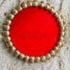 Red/Yellow Double Sided Plate 12 inches